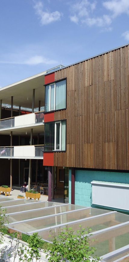 La facciata del centro residenziale di cura Valdora